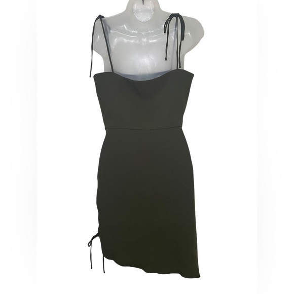 Amanda Uprichard Hunter Green Chiara Dress Size Medium - Picture 4 of 7